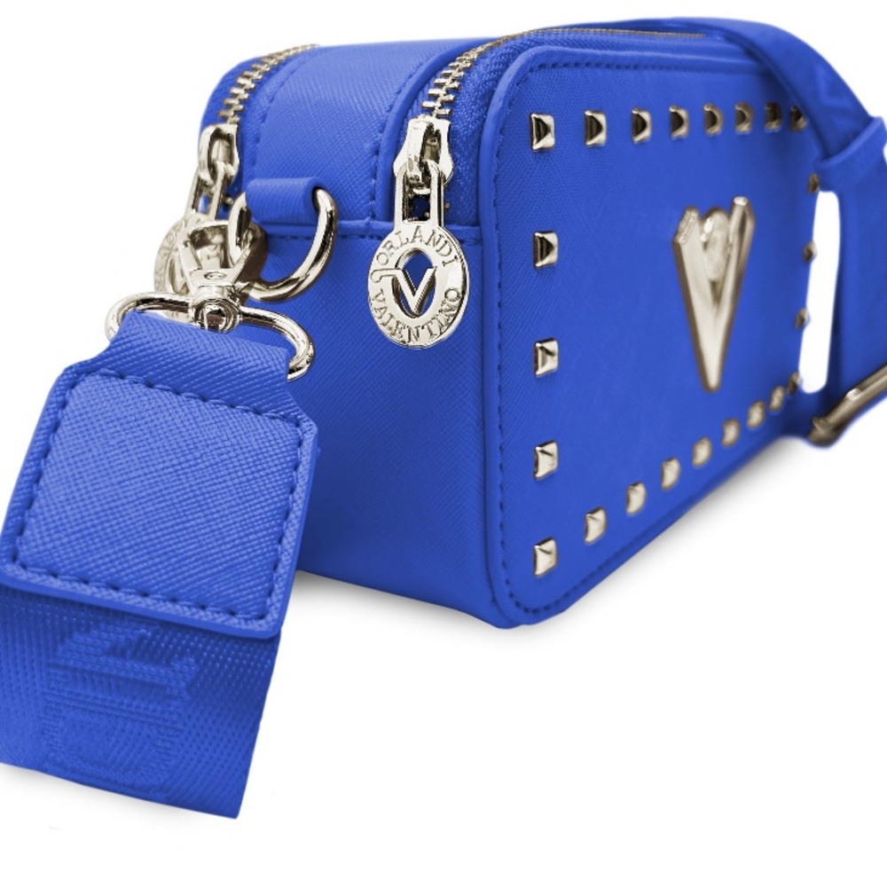 Valentino Orlandi 🆕 with tags blue camera bag - Picture 2 of 5